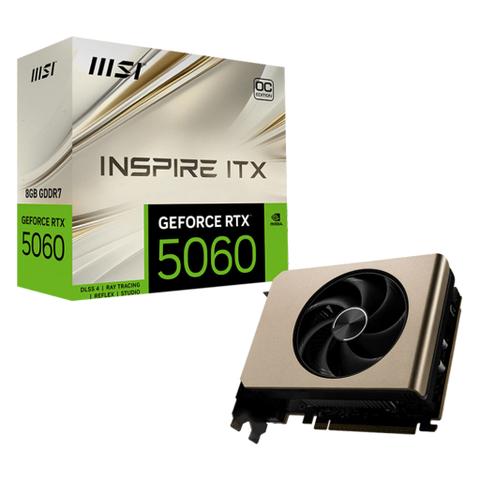 MSI GeForce RTX 5060 INSPIRE ITX OC 8GB Video Card