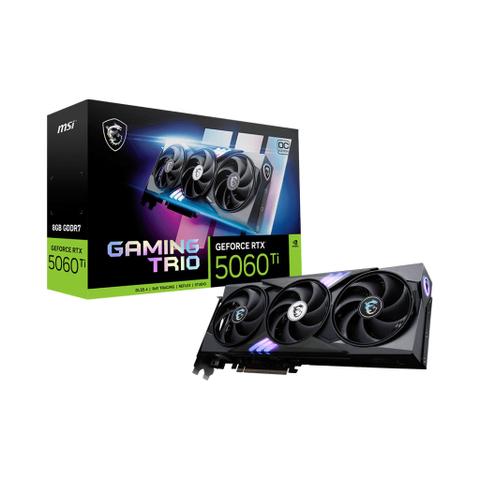 MSI GeForce RTX 5060 Ti GAMING TRIO OC 8GB GDDR7 Video Card
