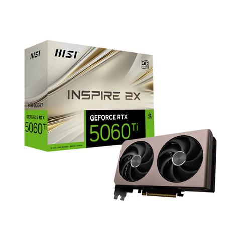 MSI GeForce RTX 5060 Ti INSPIRE 2X OC 8GB Video Card