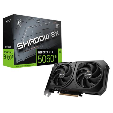MSI GeForce RTX 5060 Ti SHADOW 2X OC PLUS 8GB Video Card