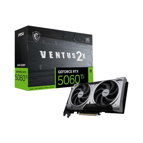 MSI GeForce RTX 5060 Ti VENTUS 2X OC PLUS 16GB GDDR7 Video Card