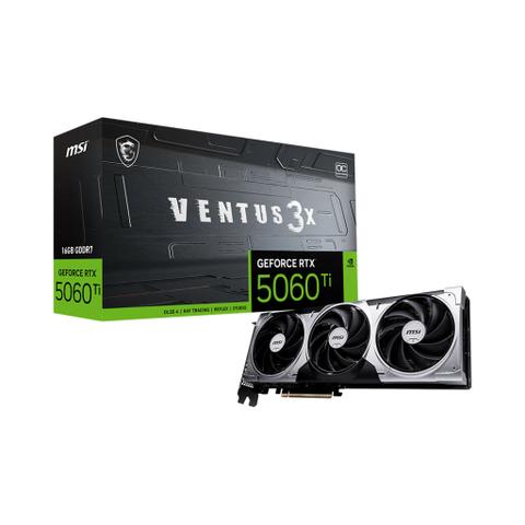 MSI GeForce RTX 5060 Ti VENTUS 3X OC 16GB Video Card