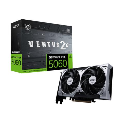 MSI GeForce RTX 5060 VENTUS 2X OC 8GB Video Card