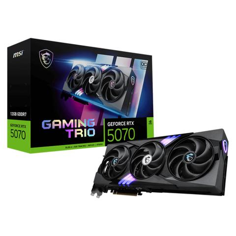 MSI GeForce RTX 5070 GAMING TRIO OC 12GB Video Card
