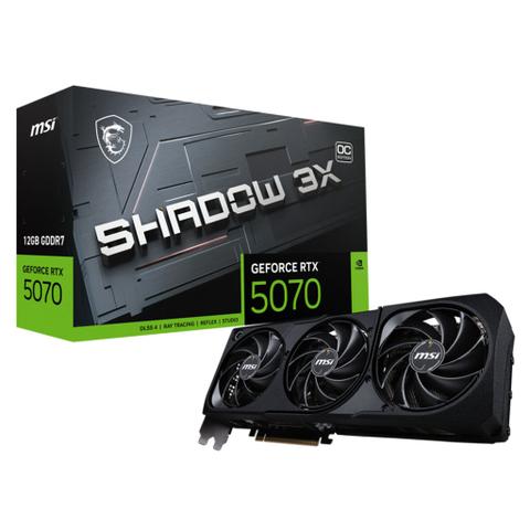 MSI GeForce RTX 5070 SHADOW 3X OC 12GB Video Card