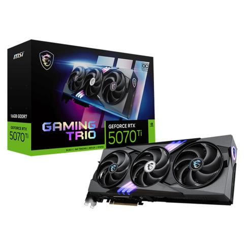MSI GeForce RTX 5070 Ti GAMING TRIO OC 16GB Video Card