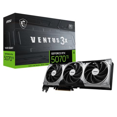 MSI GeForce RTX 5070 Ti VENTUS 3X OC 16GB Video Card