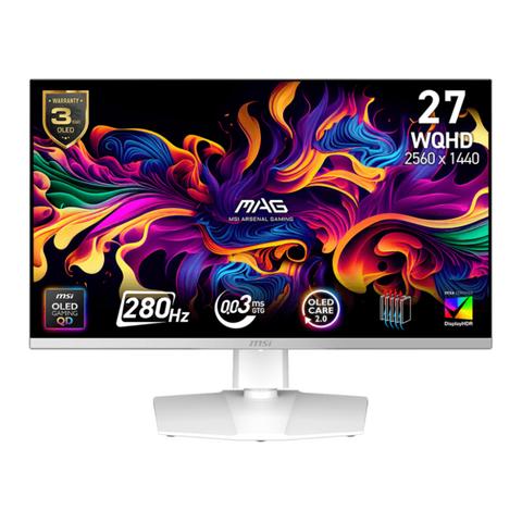 MSI MAG 272QPW QD-OLED X28 26.5" QHD 280Hz Gaming Monitor