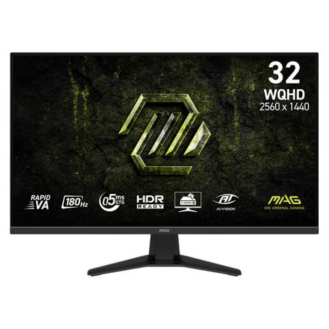 MSI MAG 325QF E18V 31.5" 180Hz WQHD 0.5ms HDR Adaptive Sync Rapid VA Gaming Monitor