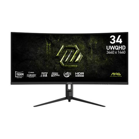 MSI MAG 324CQRF E20 34" UWQHD 200Hz 0.5ms Curved Gaming Monitor