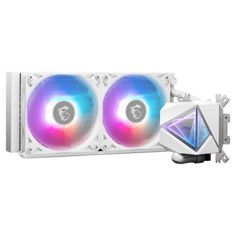 MSI MAG CORELIQUID I240 240mm ARGB AIO Liquid CPU Cooler - White