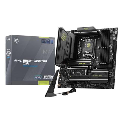 MSI MAG B860M MORTAR WIFI LGA 1851 Micro-ATX Motherboard
