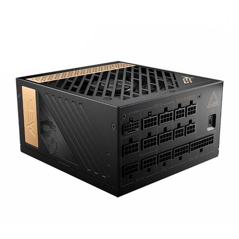 MSI MEG Ai1300P PCIE5 1300W 80+ Platinum Fully Modular ATX Power Supply - Black