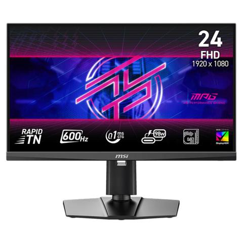 MSI MPG 242R X60N 24." Full HD 600Hz 0.1ms HDR 400 FreeSync Premium Rapid TN Gaming Monitor w/ 98W USB-C