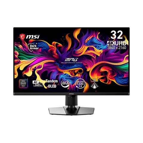 MSI MPG 322UR 31.5" 240Hz UHD 98W USB-C 0.03ms QD-OLED Gaming Monitor