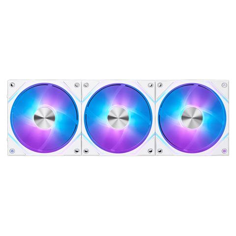 MSI MPG EZ120 ARGB 120mm White Fans - 3 Pack