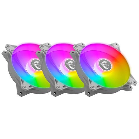 MSI MPG F120 ARGB 120mm Case Fan - 3 Pack (White)