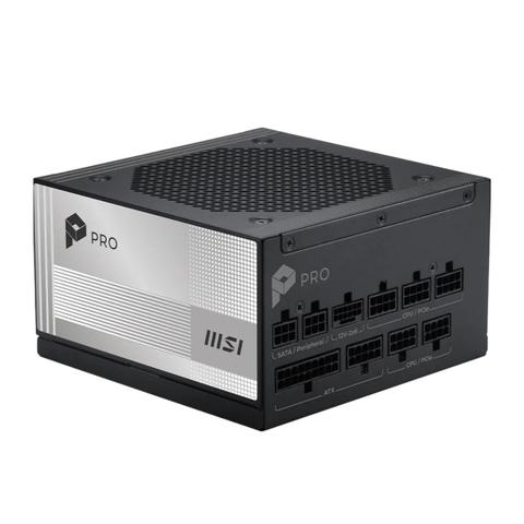 MSI PRO A1000PL PCIE5 1000W 80+ Platinum PCIe 5.1 ATX 3.1 Fully Modular Power Supply