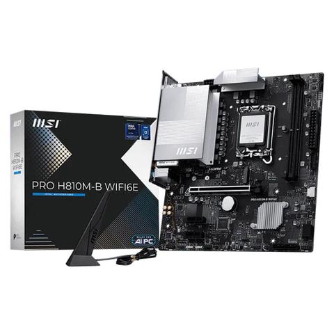 MSI PRO H810M-B WIFI6E LGA 1851 Micro-ATX Motherboard