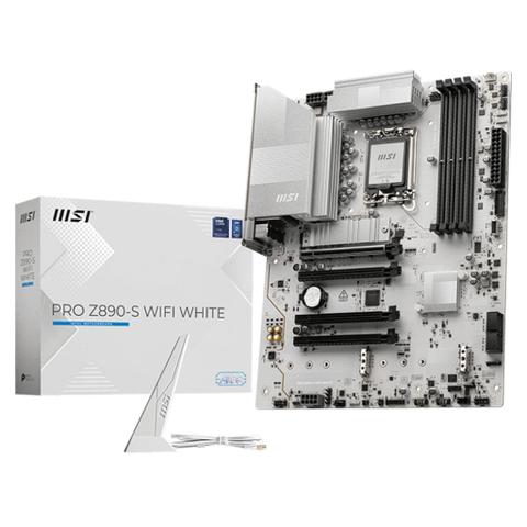 MSI PRO Z890-S WIFI Intel LGA 1851 ATX Motherboard - White