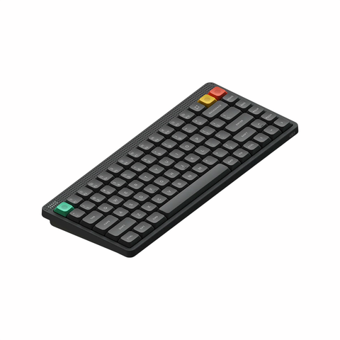 NuPhy Node75 Low-Profile Wireless Mechanical Keyboard - Ink Gray - Brown Nano Switch