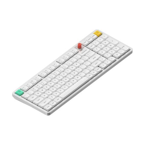 NuPhy Air100 V3 Low-profile Wireless Mechanical Keyboard - Nova White - Blush Nano Switch
