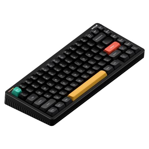 NuPhy Halo75 V2 Hot-Swappable RGB Black Wireless Mechanical Keyboard - Blush Max Switch