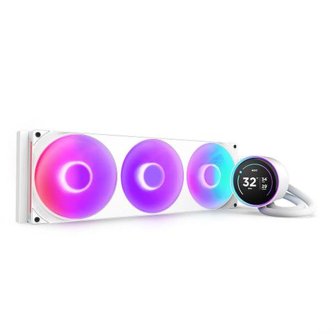 NZXT Kraken Elite V2 RGB 420mm Liquid CPU Cooler - White