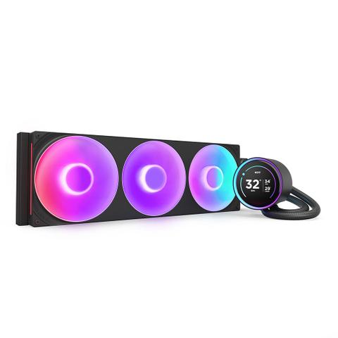 NZXT Kraken Elite V2 RGB 420mm Liquid CPU Cooler - Black