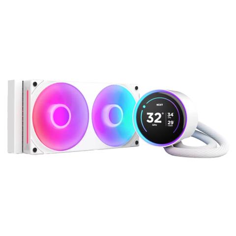 NZXT Kraken Elite V2 240mm RGB AIO Liquid CPU Cooler - White