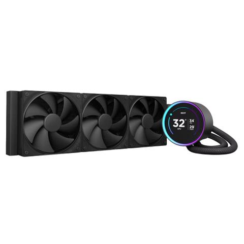 NZXT Kraken Elite V2 360mm AIO Liquid CPU Cooler - Black