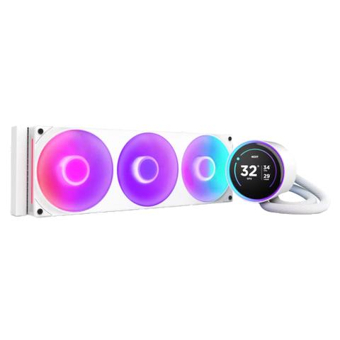 NZXT Kraken Elite V2 360mm RGB AIO Liquid CPU Cooler - White