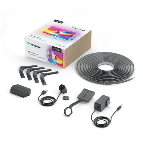 Nanoleaf 4D Screen Mirror + Lightstrip Kit (TVs & Monitors Up to 85) - 5m