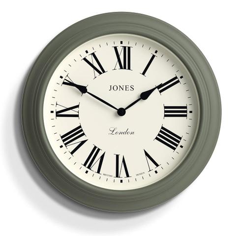 Newgate Jones Supper Club Clock - Moss Green