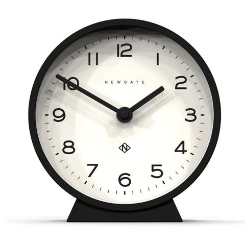Newgate M Mantel Clock - Cave Black