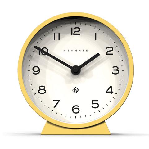 Newgate M Mantel Clock - Cheeky Yellow