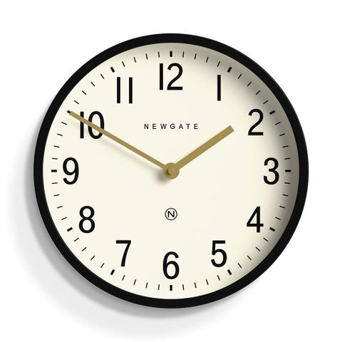 Newgate Master Edwards Wall Clock - Black