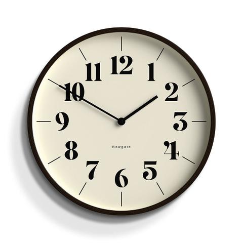 Newgate Mr Clarke Clock - Dark Wood Hopscotch Dial