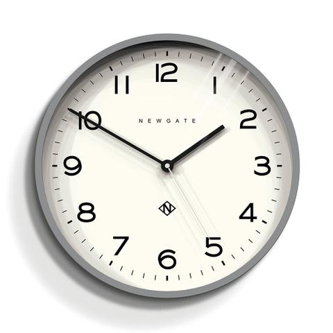 Newgate Number Three Echo Clock - Silicone Grey