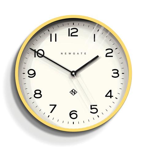 Newgate Number Three Echo Clock - Silicone Yellow