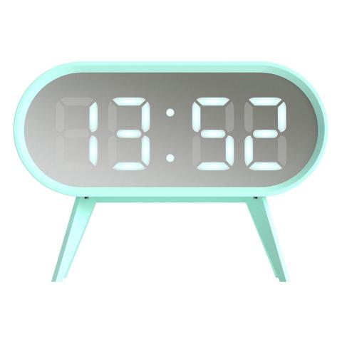 Newgate Space Hotel Cyborg LED Alarm Clock - Blue