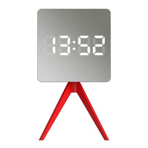 Newgate Space Hotel Droid LED Alarm Clock - Red