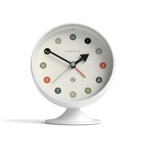Newgate Spheric Alarm Clock - White