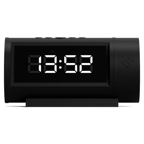 Newgate Pil LED Alarm Clock - Black