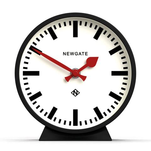 Newgate Railway Mantel Clock - Cave Black