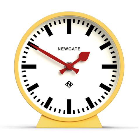 Newgate Railway Mantel Clock - Cheeky Yellow