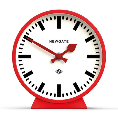 Newgate Railway Mantel Clock - Fire Engine Red