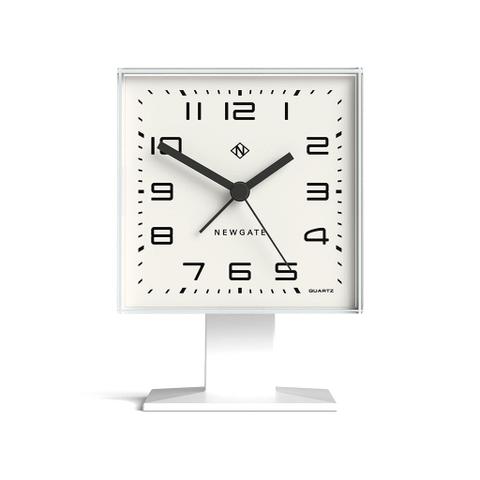 Newgate Victor Alarm Clock - Pebble White