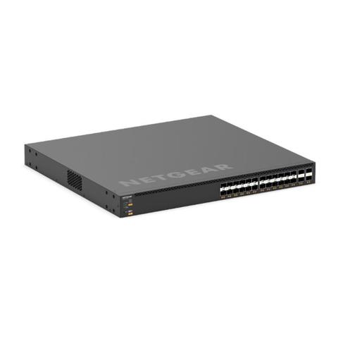 NETGEAR 28-PORT MANAGED L3 STACK SWITCH, 25GBASE-X SFP28(4), SFP+(24)