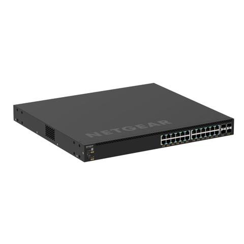 Netgear GSM4328 24-Port Gigabit PoE+ Compliant Managed AV Network Switch